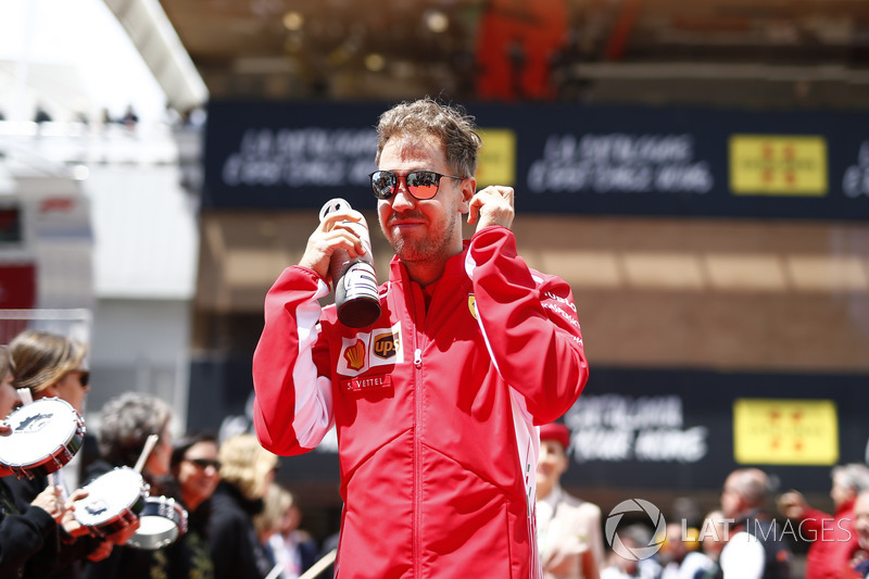 Sebastian Vettel, Ferrari nella drivers parade