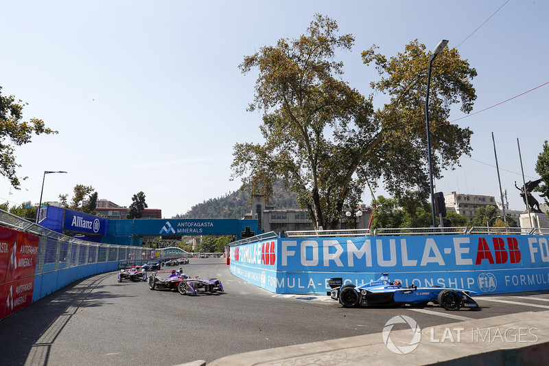 Sébastien Buemi, Renault e.Dams Sam Bird, DS Virgin Racing, Alex Lynn, DS Virgin Racing