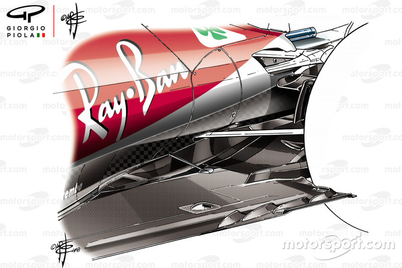 Нове днище Ferrari SF71H