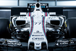 La Williams FW38 di Valtteri Bottas, detteglio della livrea