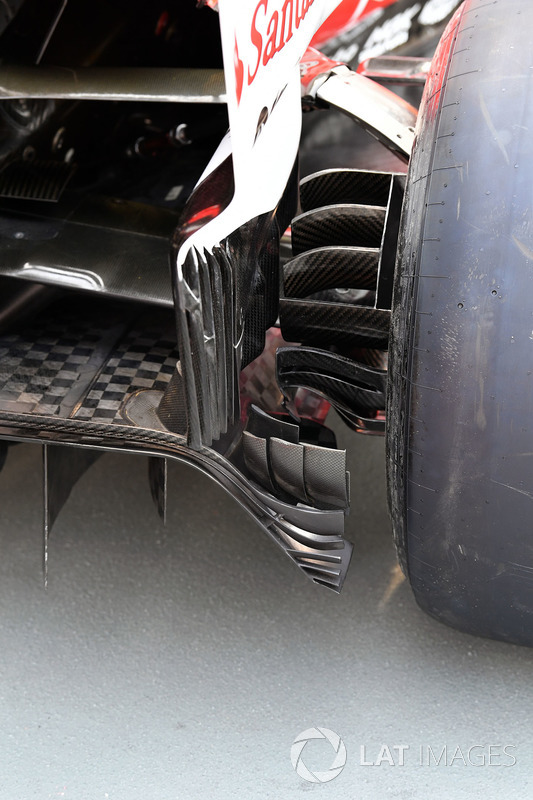 Ferrari SF70H arka fren detay