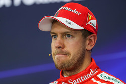 Sebastian Vettel, Ferrari nella conferenza stampa
