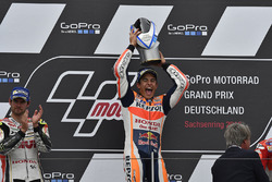 Podio: il vincitore Marc Marquez, Repsol Honda Team