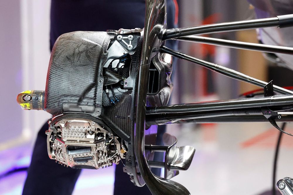 Detalle del tambor de freno del Red Bull Racing RB19