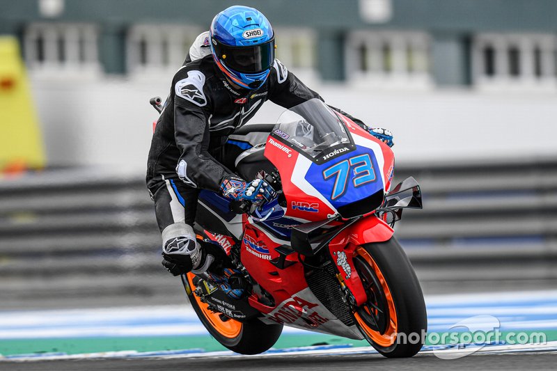 Alex Marquez, Repsol Honda Team tijdens de test in Jerez