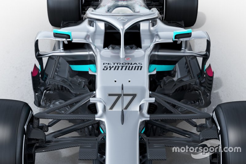 Mercedes AMG F1 W11 detail