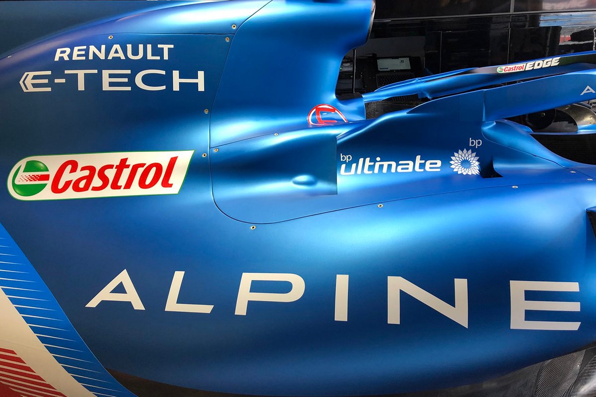 Alpine A521 sidepod