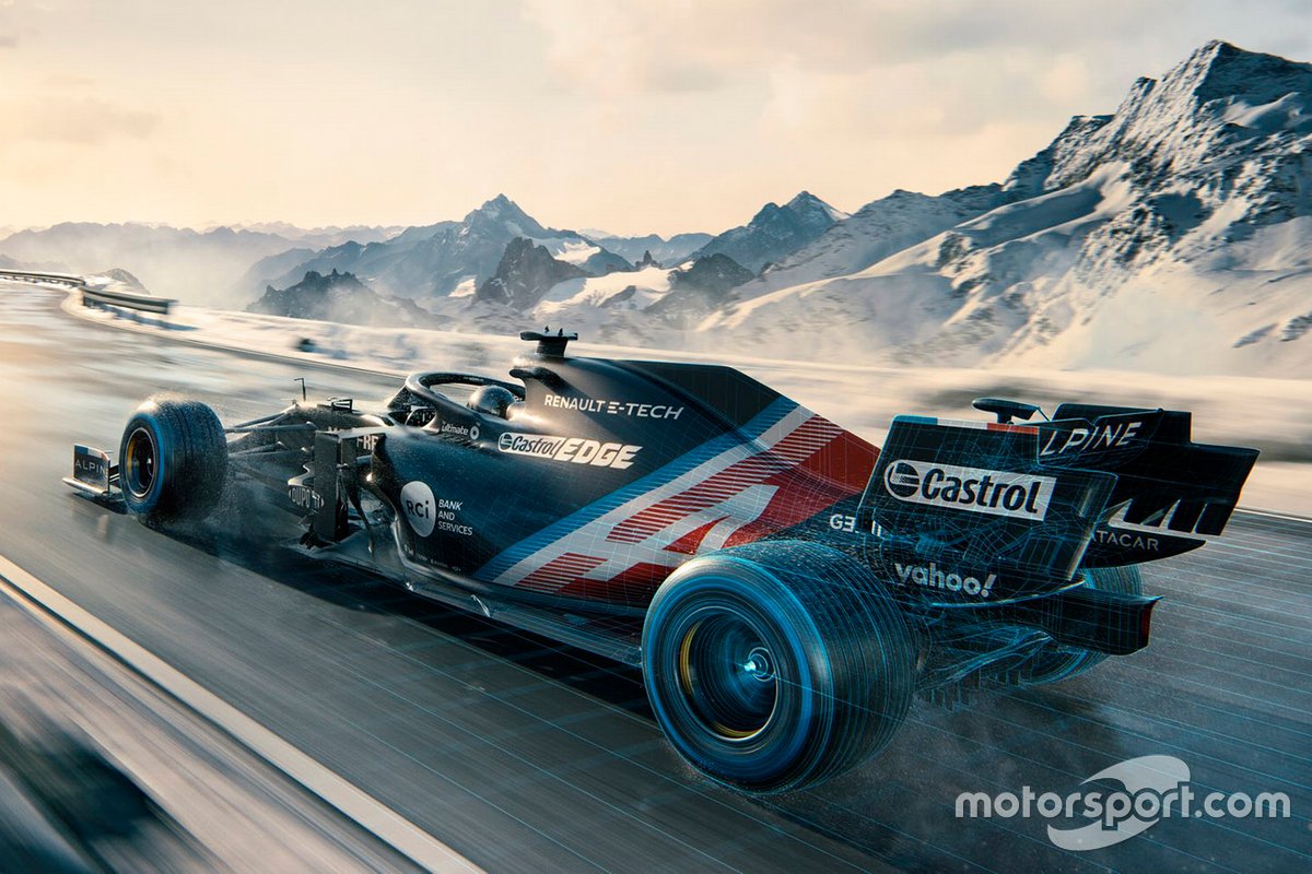 Livery Sementara Alpine A521 Formula 1 Team