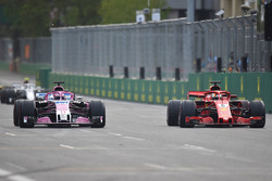 Себастьян Феттель, Ferrari SF71H, Серхіо Перес, Force India VJM11
