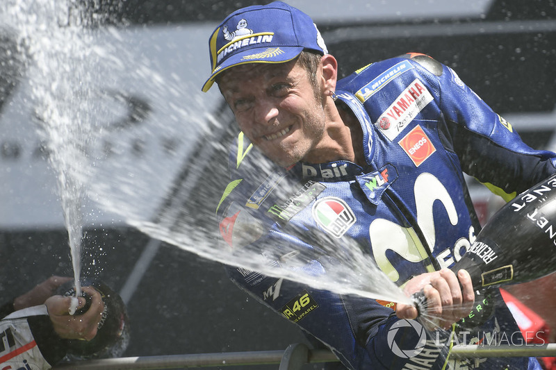 Peraih finis ketiga, Valentino Rossi, Yamaha Factory Racing