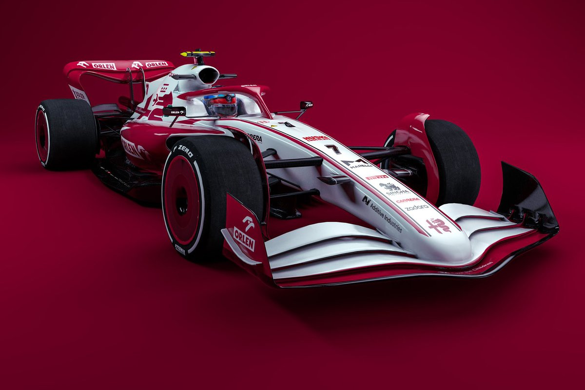 Simulación del Alfa Romeo Racing de 2022