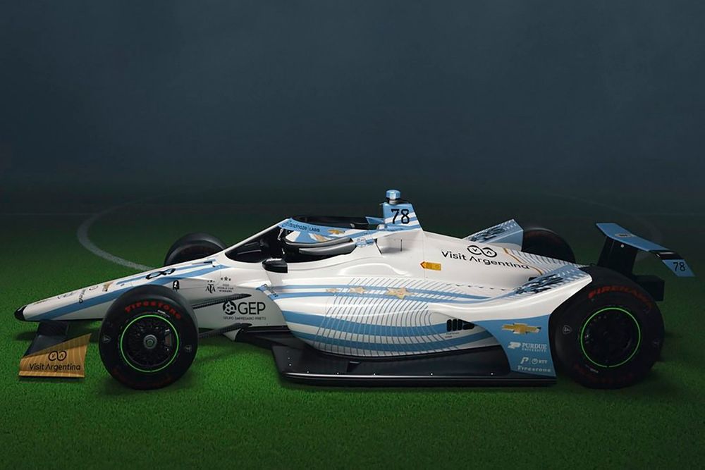Agustín Canapino, Juncos Hollinger Racing Chevrolet decoración para las Indy500