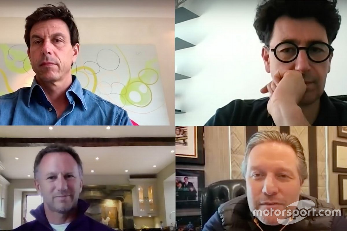 Conferencia por Zoom de la F1.
