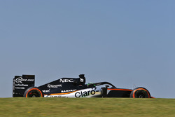 Nico Hulkenberg, Sahara Force India F1 VJM09 con el Halo en su auto