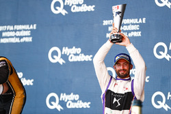José María López, DS Virgin Racing, celebra en el podio