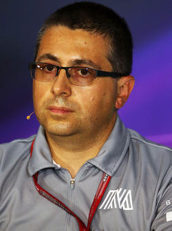Luca Furbatto, Capo progettista Manor Racing nella conferenza stampa FIA