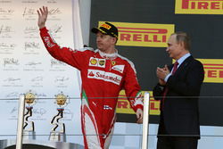 Podium: third place Kimi Raikkonen, Ferrari