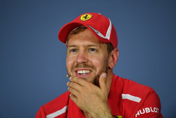 Sebastian Vettel, Ferrari, basın toplantısı