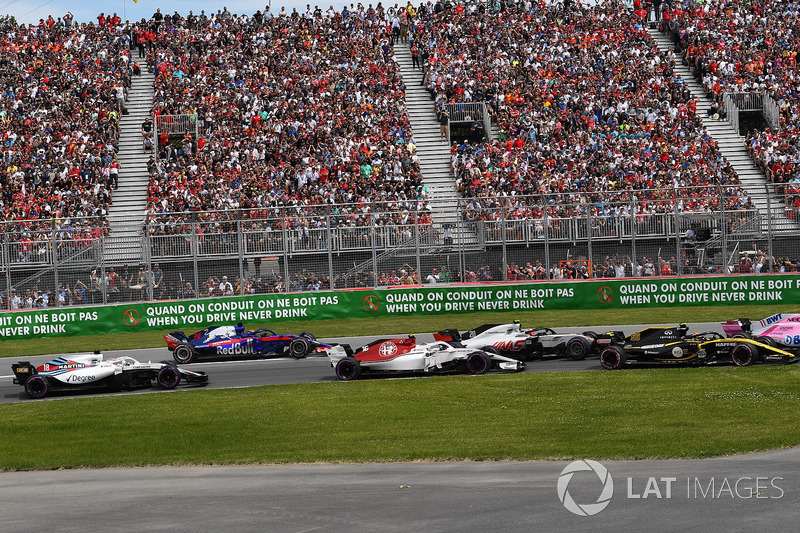 Charles Leclerc, Sauber C37 , alla partenza della gara