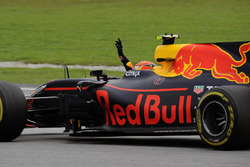 Race winner Max Verstappen, Red Bull Racing RB13 celebrates