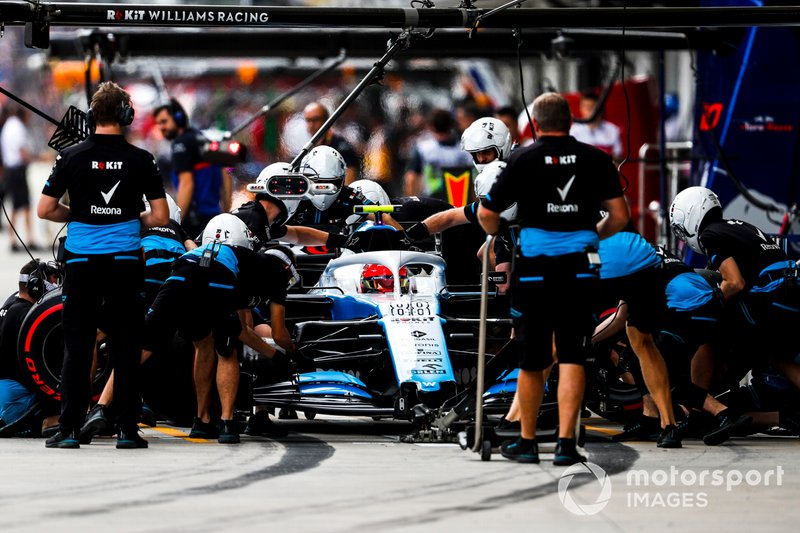 Robert Kubica, Williams FW42, dans les stands
