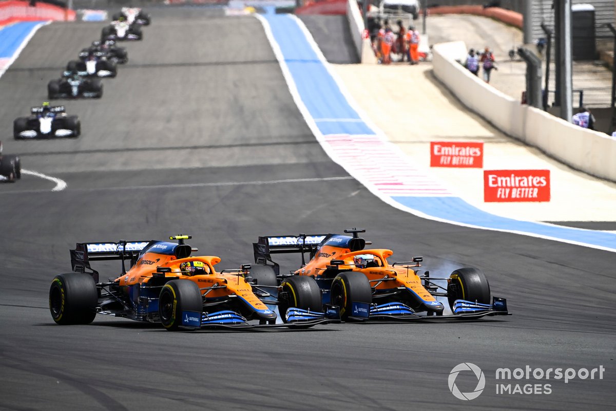 Die beiden McLaren-Fahrer in Le Castellet