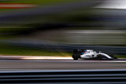 Scintille dalla macchina di Felipe Massa, Williams FW38