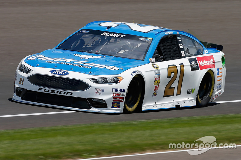 36. Ryan Blaney, Wood Brothers Racing, Ford (Crash)