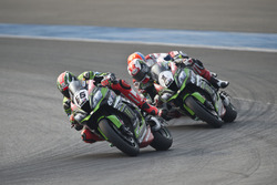 Tom Sykes, Kawasaki Racing Team en Jonathan Rea, Kawasaki Racing Team