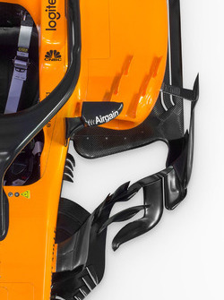 McLaren MCL33 sidepod detay