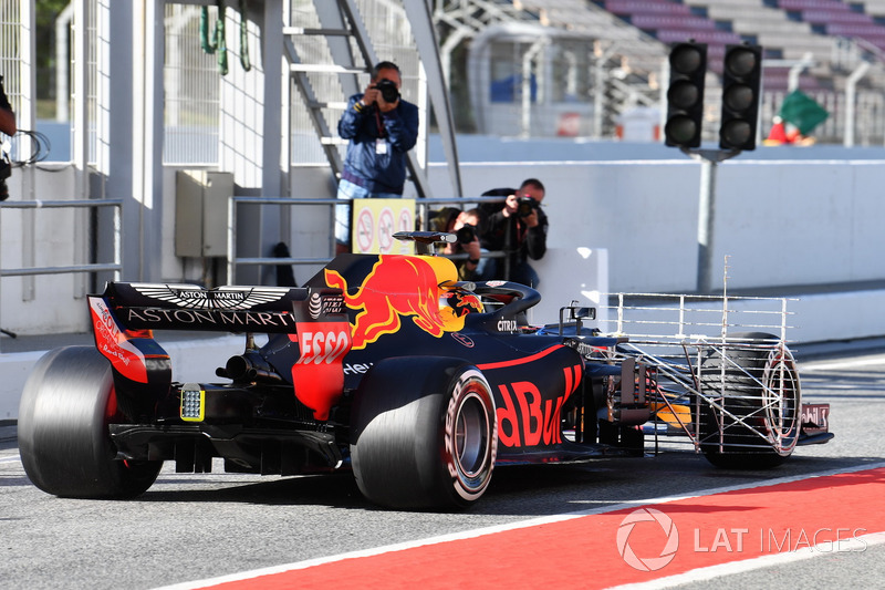 Макс Ферстаппен, Red Bull Racing RB14, з аеро-сенсорами