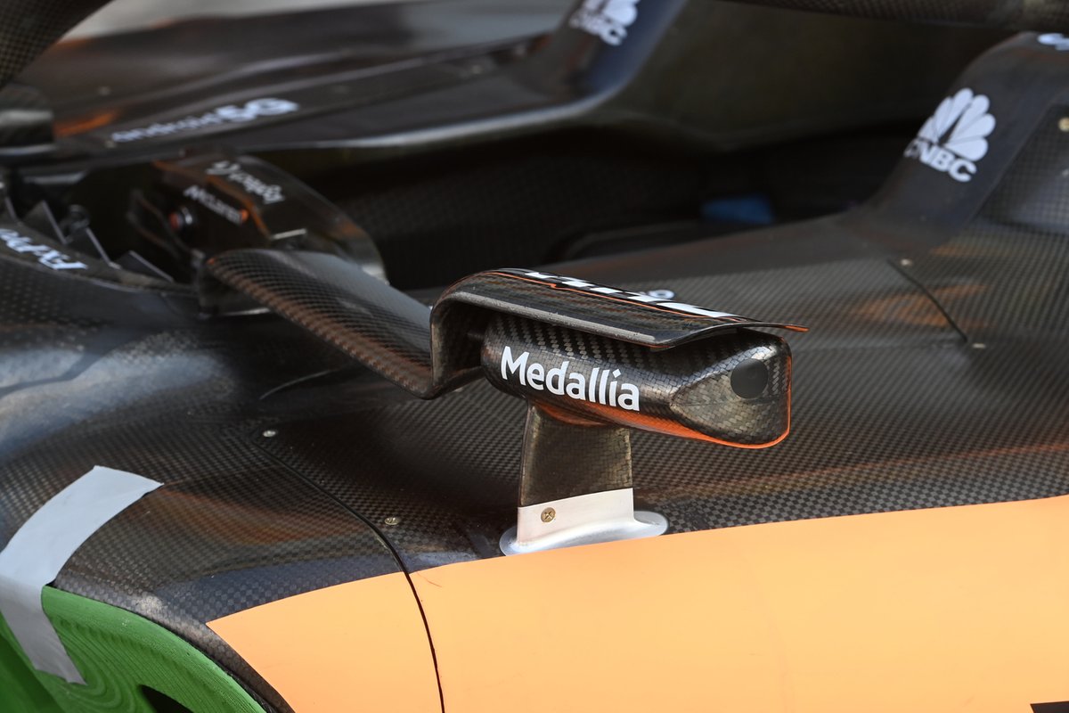 Detalle del McLaren MCL36