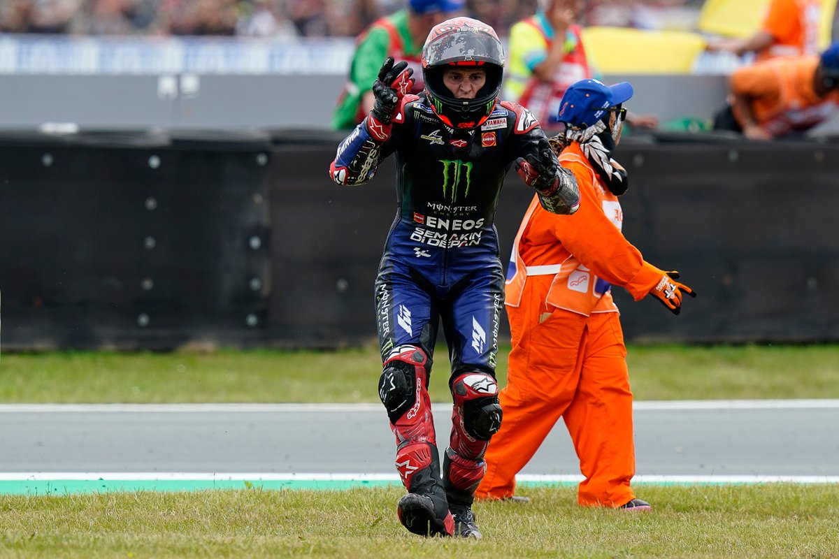 Fabio Quartararo, Yamaha Factory Racing, crash