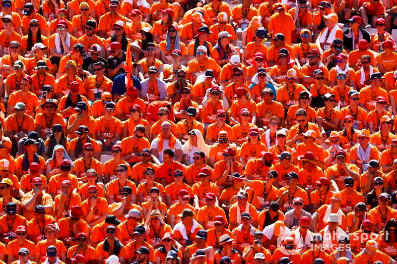 Huge Dutch crowd support for Max Verstappen, Red Bull Racing