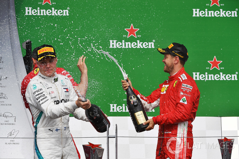 Valtteri Bottas, Mercedes-AMG F1, Sebastian Vettel, Ferrari