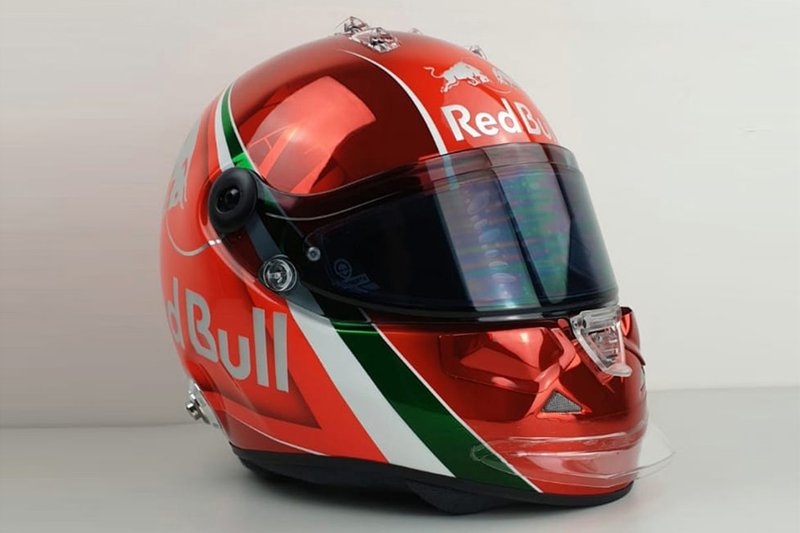 Helmet of Daniil Kvyat, Toro Rosso