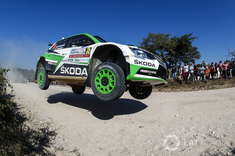 Kalle Rovanpera, Jonne Halttunen, Skoda Fabia R5