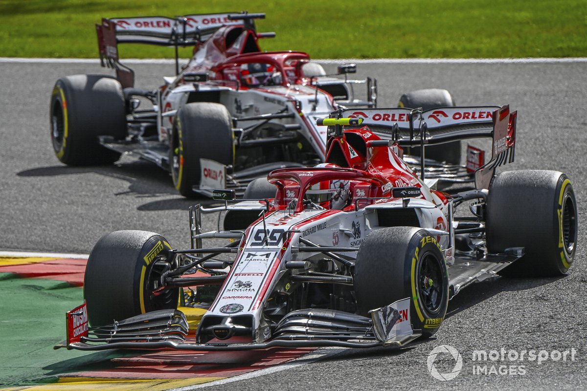 Антонио Джовинацци, Alfa Romeo Racing C39, Кими Райкконен, Alfa Romeo Racing C39