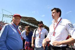 Niki Lauda, Mercedes AMG F1, Aufsichtsratsvorsitzender, Toto Wolff, Mercedes-Motorsportchef