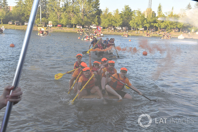 McLaren at the raft race