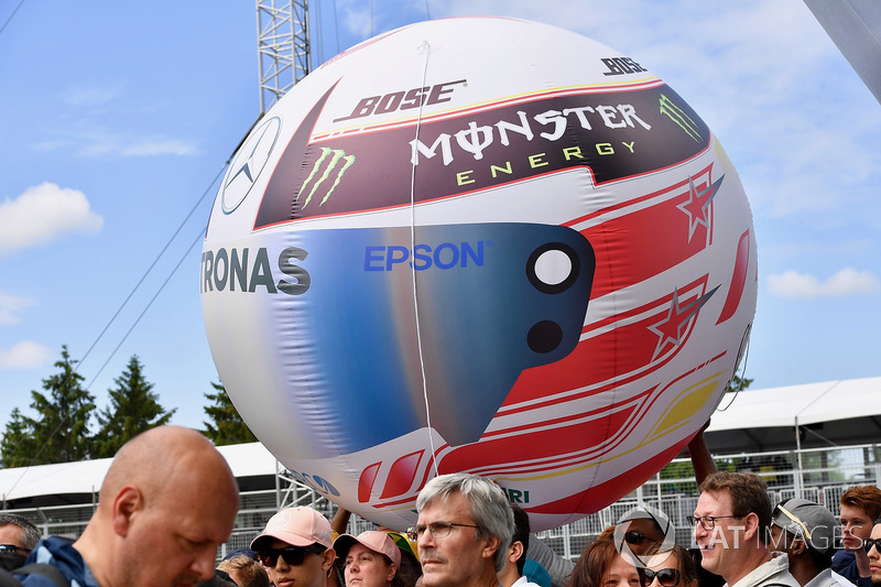 Balon fans Lewis Hamilton, Mercedes-AMG F1