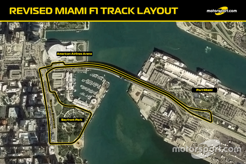 Miami F1-es pályarajz