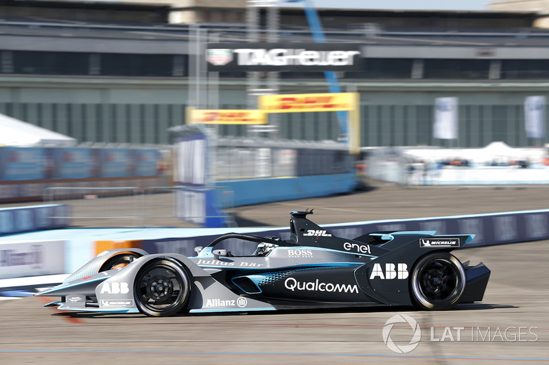 Nico Rosberg, Formula 1 World Champion, Formula E investor, drives the Formula E track car