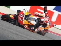 Jatuh bangun Marquez di kualifikasi | MotoGP San Marino 2018