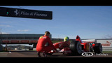 Mick Schumacher al volante del Ferrari F2002