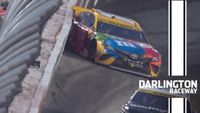 Austin Dillon makes contact with Kyle Busch, sends No. 18 into the wall