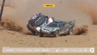 Extreme E - L'accrochage entre Leduc et Hürtgen