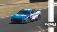 Kyle Larson scores 12th career pole, starts first at Sonoma