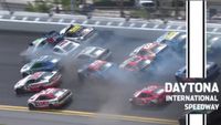 Massive wreck takes out the leaders late at Daytona