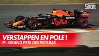 Max Verstappen en pole à domicile
